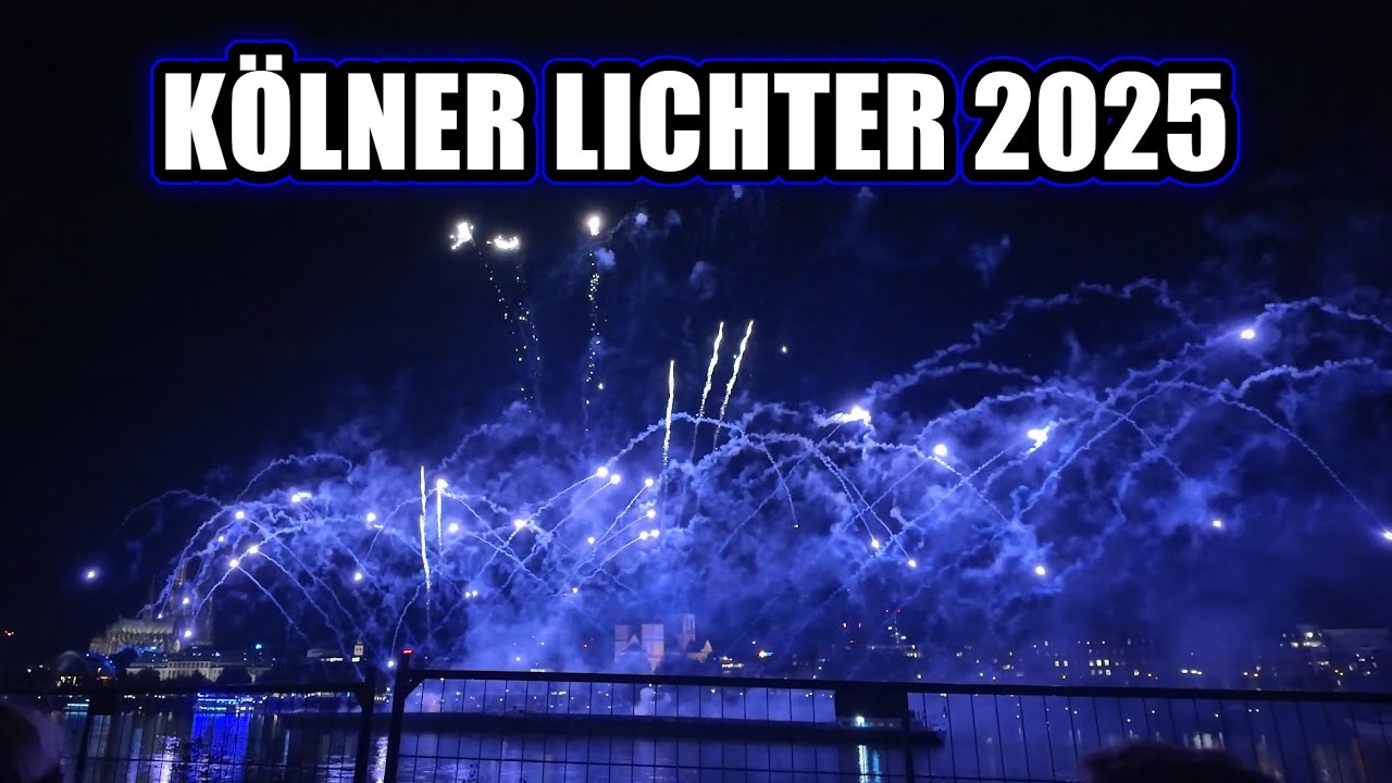 KÖLNER LICHTER 2025 🔥 DAS KOMPLETTE FEUERWERK! 😍