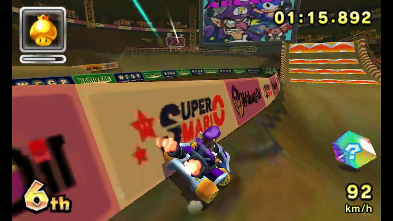 Waluigi (Pre v1.6) by PabloMK7, TZ Gaming - Mario Kart 7: Custom Character [1440p 60fps]