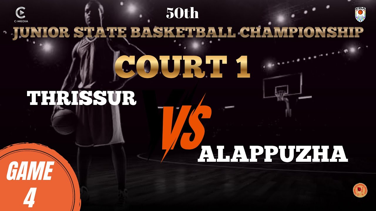THRISSUR VS ALAPPUZHA-50TH JUNIOR STATE BASKETBALL FOR MEN AND WOMAN 2026