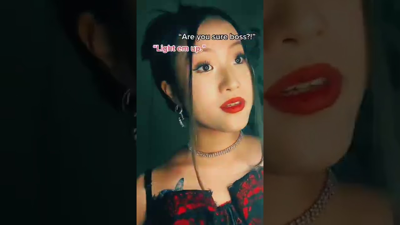 #pov You meet the mafia boss for the first time, and you underestimate her for being a girl&hellip; #shorts