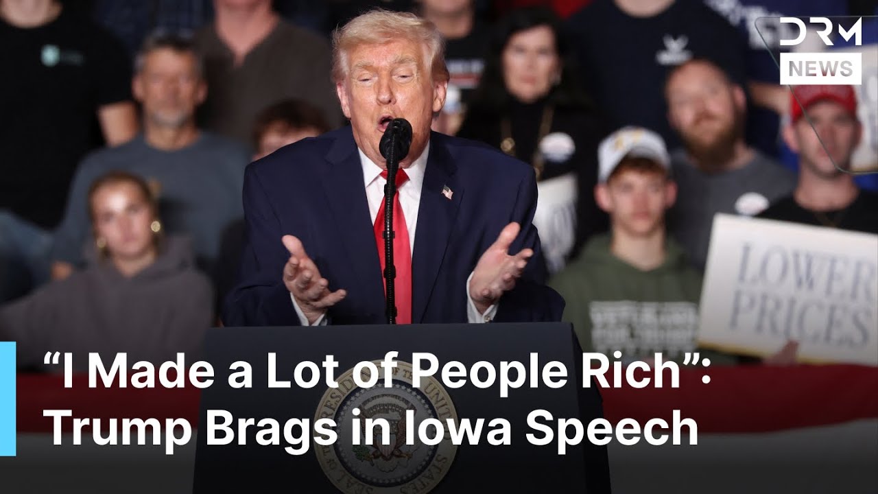 “Our Border Is Closed”: Trump Defends Record in Iowa as Minnesota Erupts in Protests | AC1B