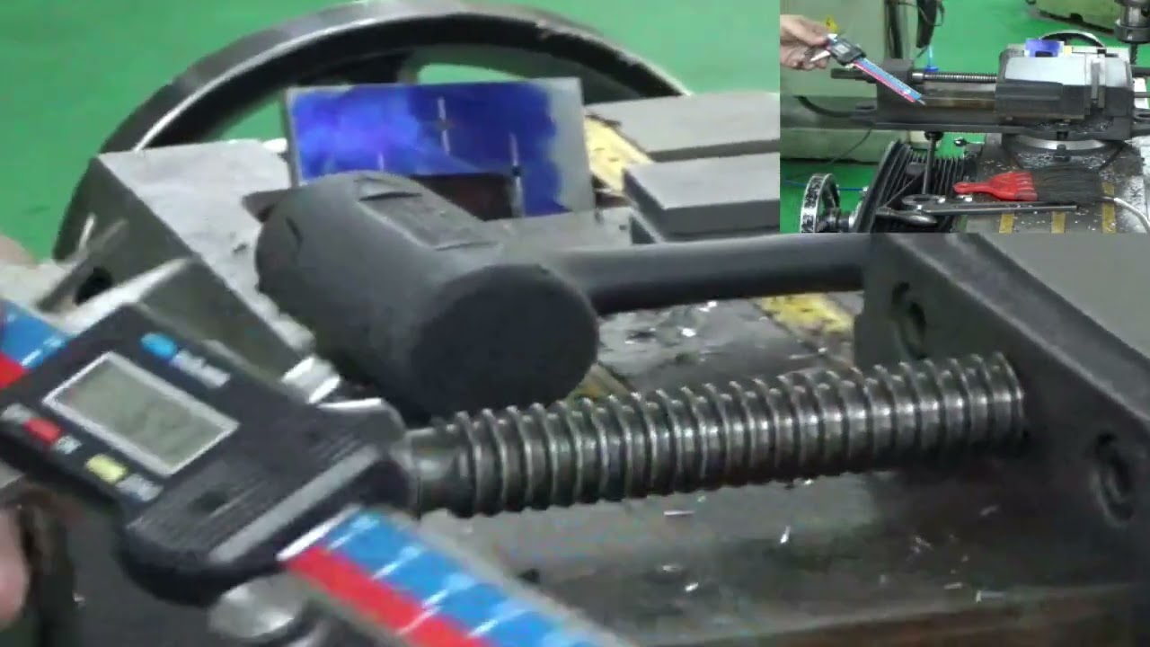 {北門農工機械科}機械加工丙級銑床302