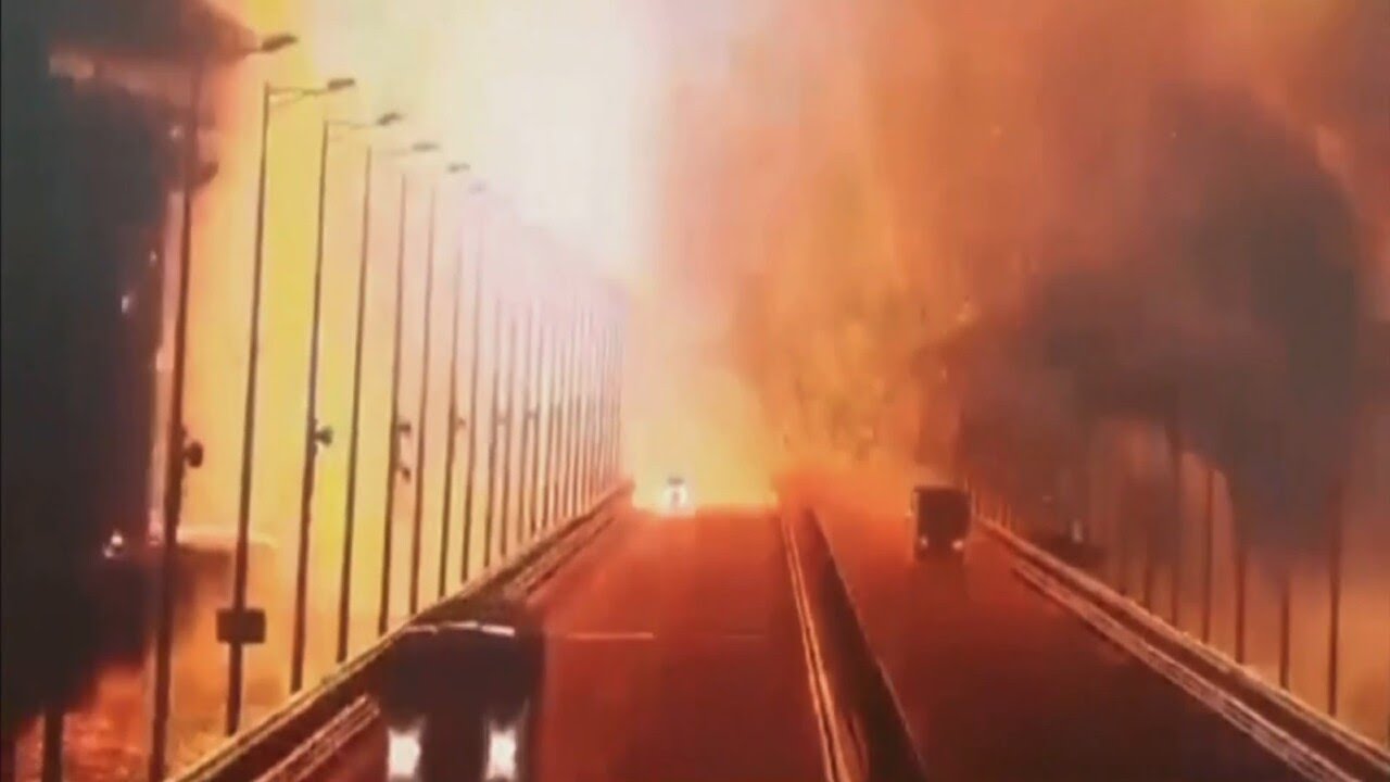 Nine arrests made over Crimea bridge explosion