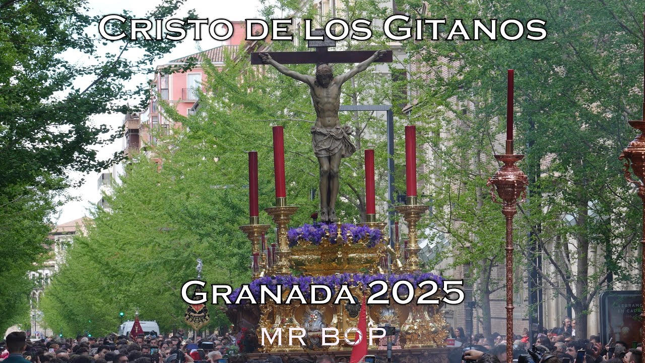 [4K] SALIDA CRISTO DE LOS GITANOS | GRANADA 2025