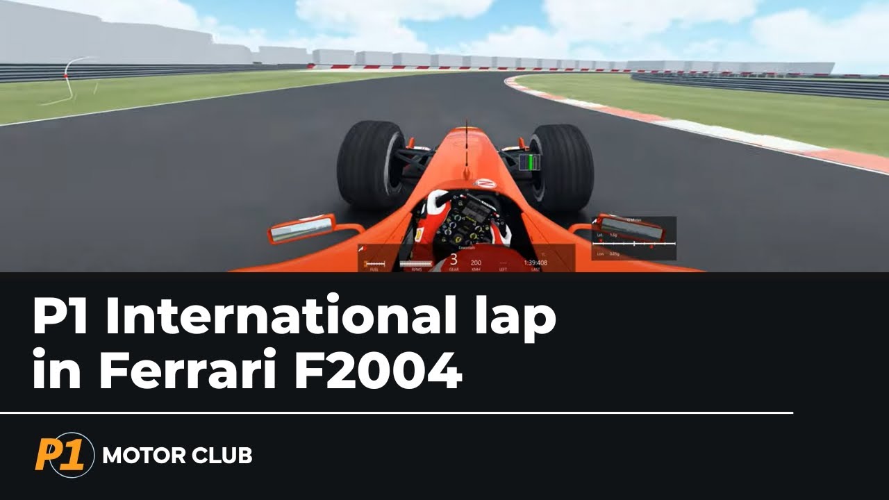 P1 International lap in Ferrari F2004