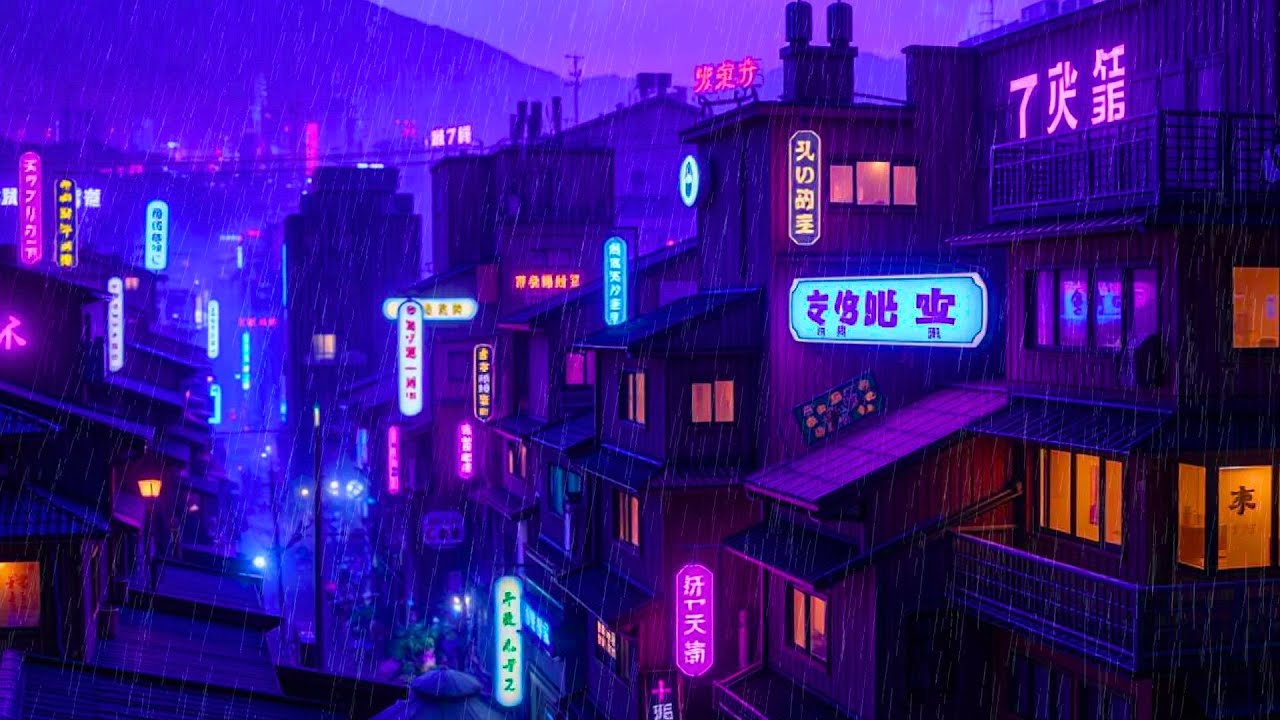 Rainy City Lofi 🌃 Relaxing Beats for Stress Relief & Deep Focus