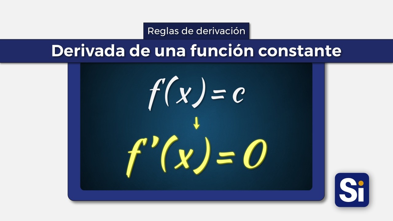 Derivada de una función constante | Reglas de derivación