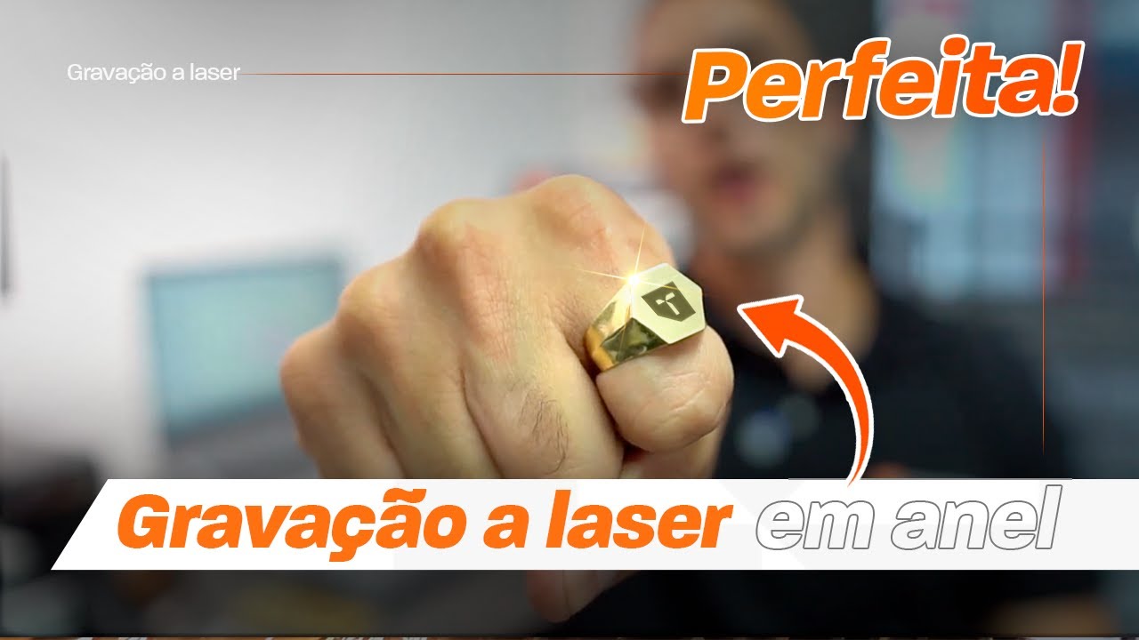 Como Gravar a Laser em Anel de Ouro 18k - Personalização Rápida