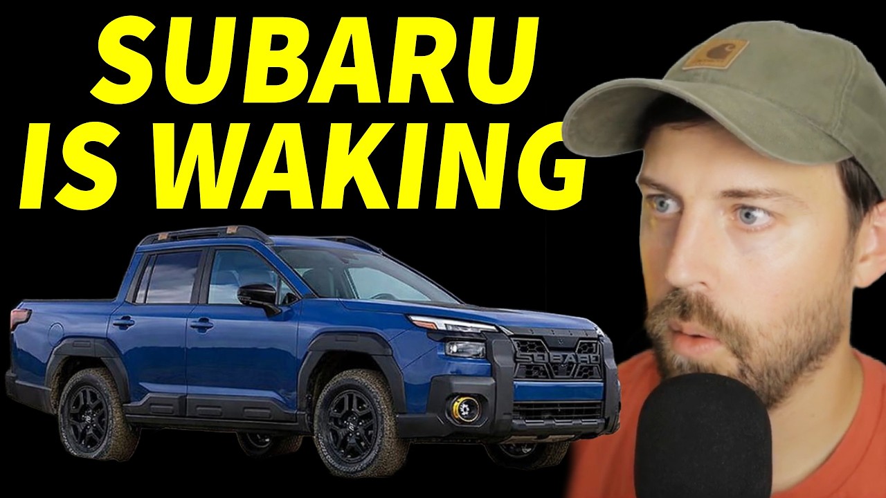 Subaru is WAKING UP // Massive growth expected from...a TRUCK?!