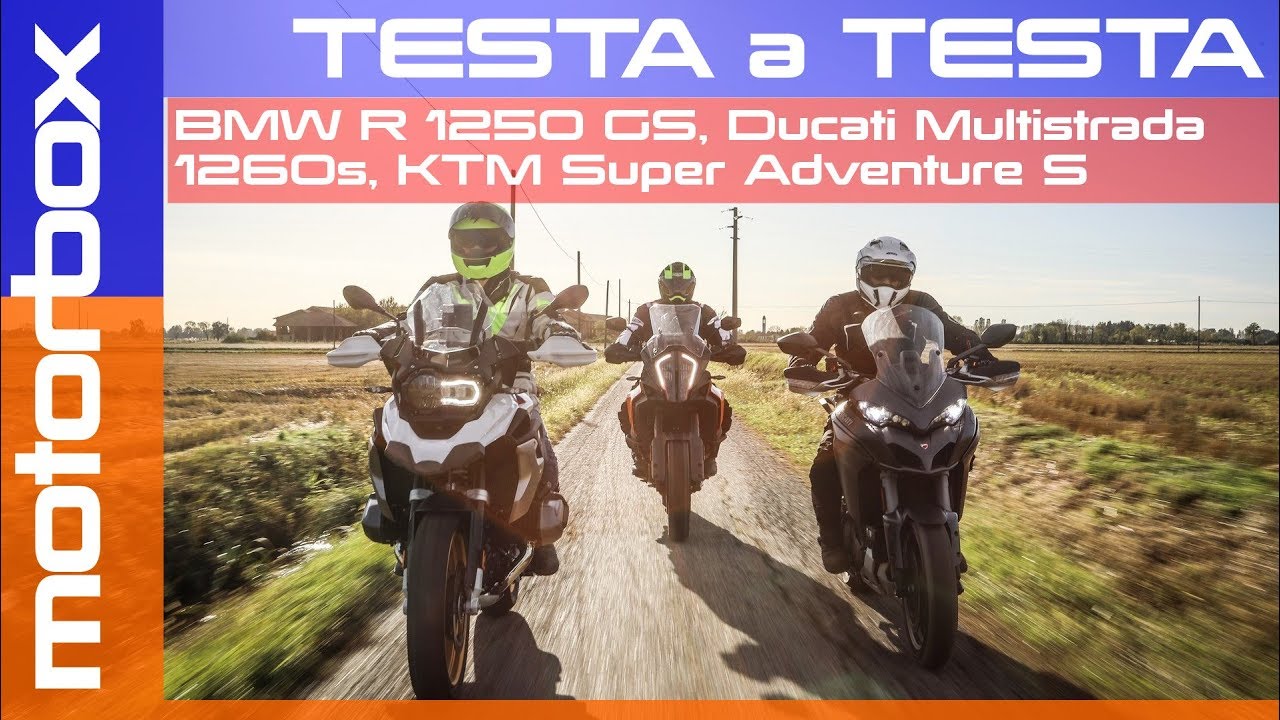 BMW R 1250 GS vs Ducati Multistrada 1260 vs KTM 1290 Super Adventure