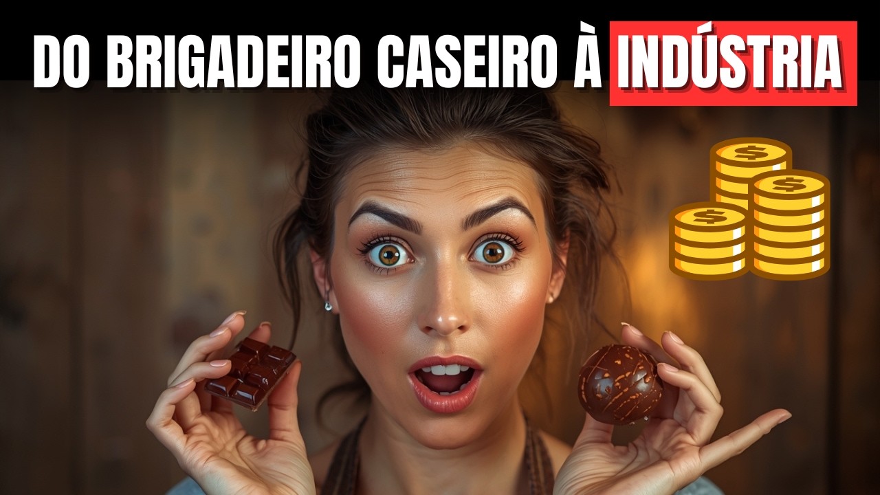 Ela vendia brigadeiro na porta da escola… hoje tem uma FÁBRICA de chocolates premium!