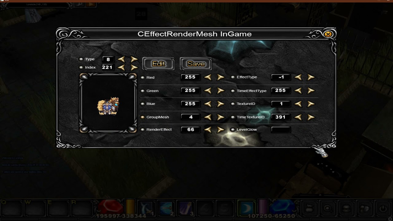 CEffect 1.7.5 Test 2 (CEffectRenderMesh InGame) - Mu Online Season 6