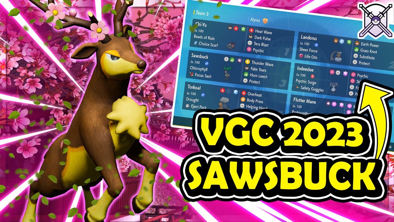 I WAS SURPRISED WITH SAWSBUCK in VGC 2023 Regulation D