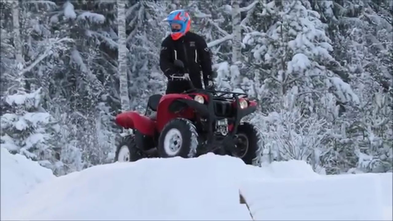 Yamaha Grizzly winterfun