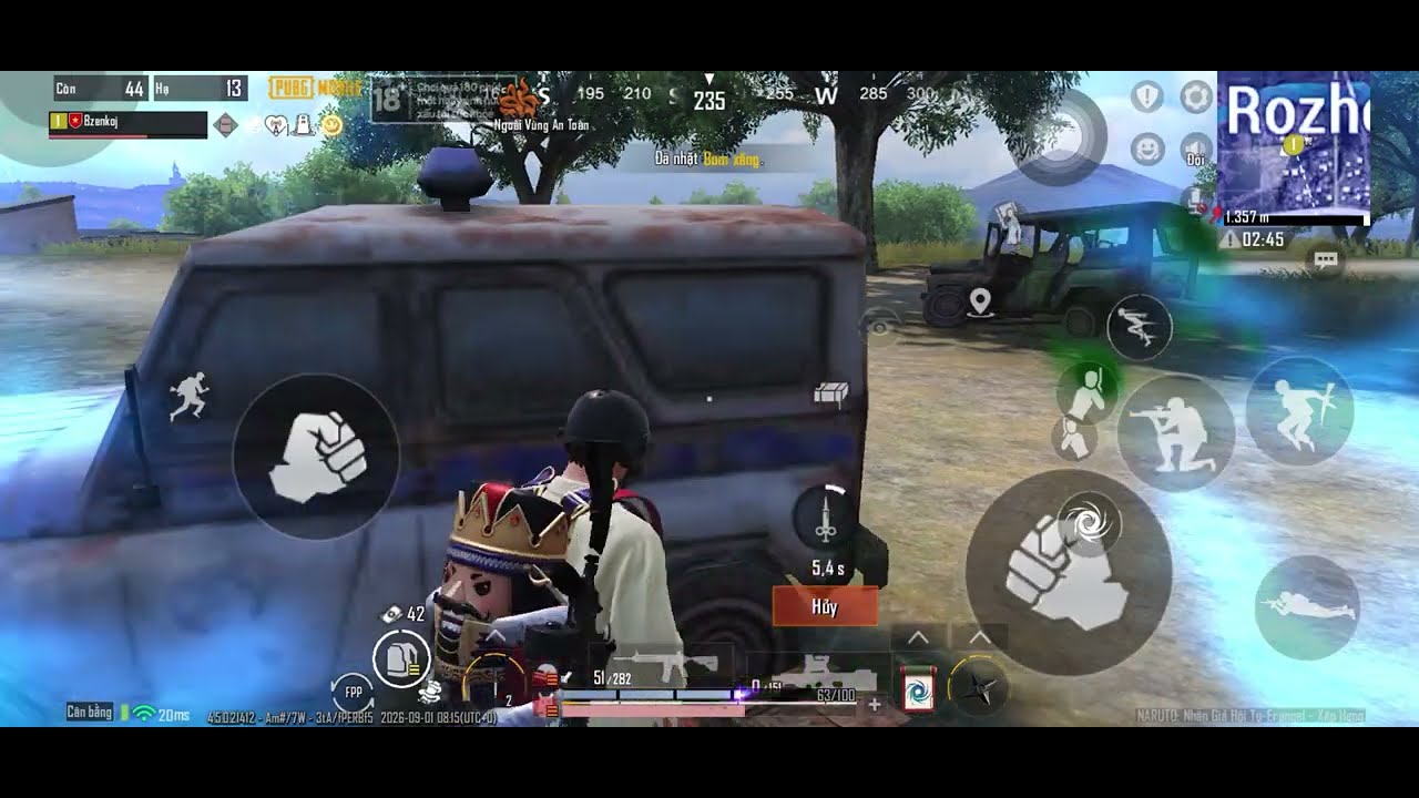 PUBG solo CLEAR Hidden Leaf Village 20 kill TOP 5
