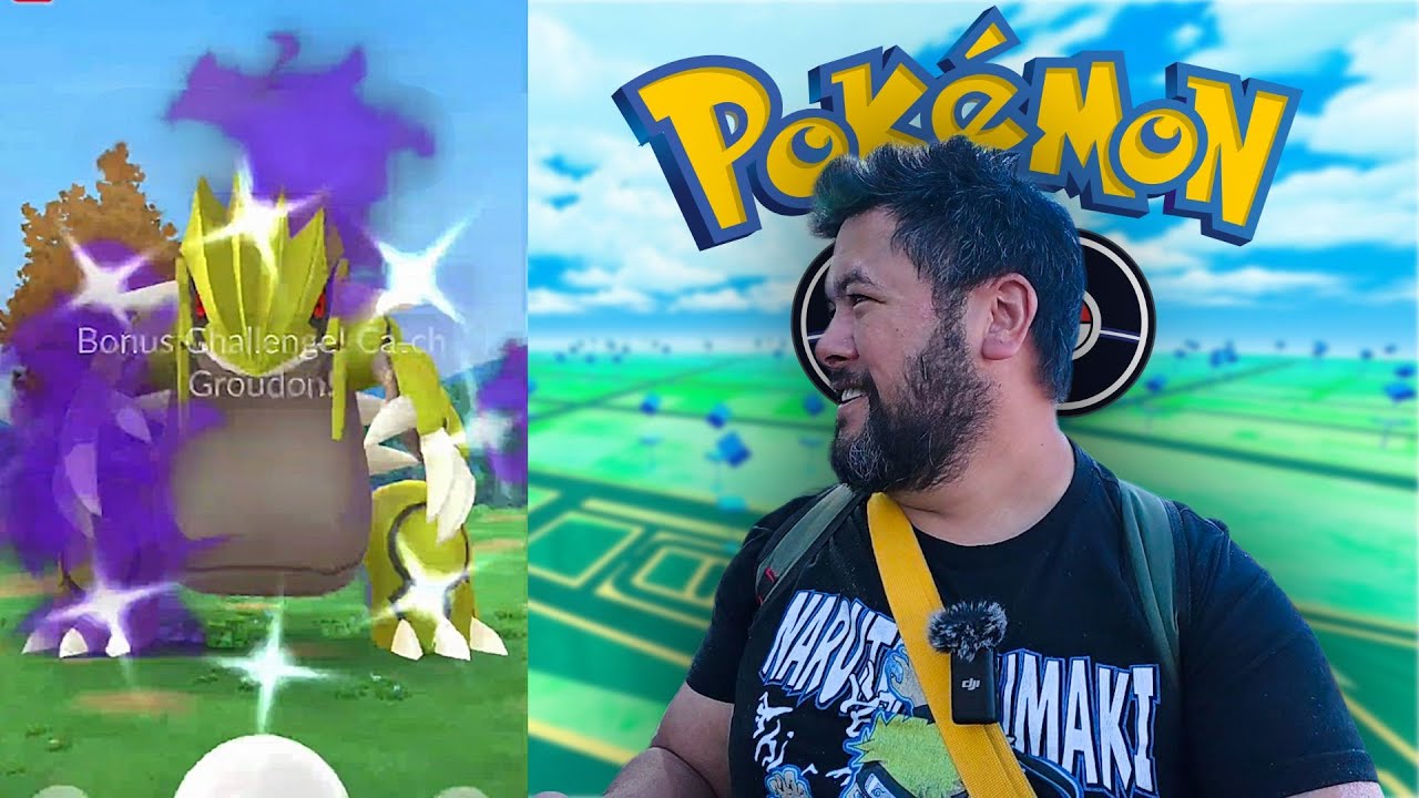 В Pokemon Go легко поймать блестящего Теневого Граудона в рейдах вдвоем!