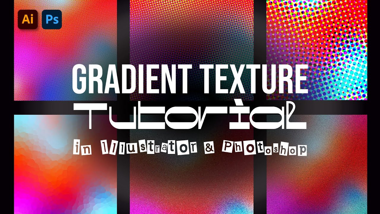 Gradient Texture in Illustrator and Photoshop