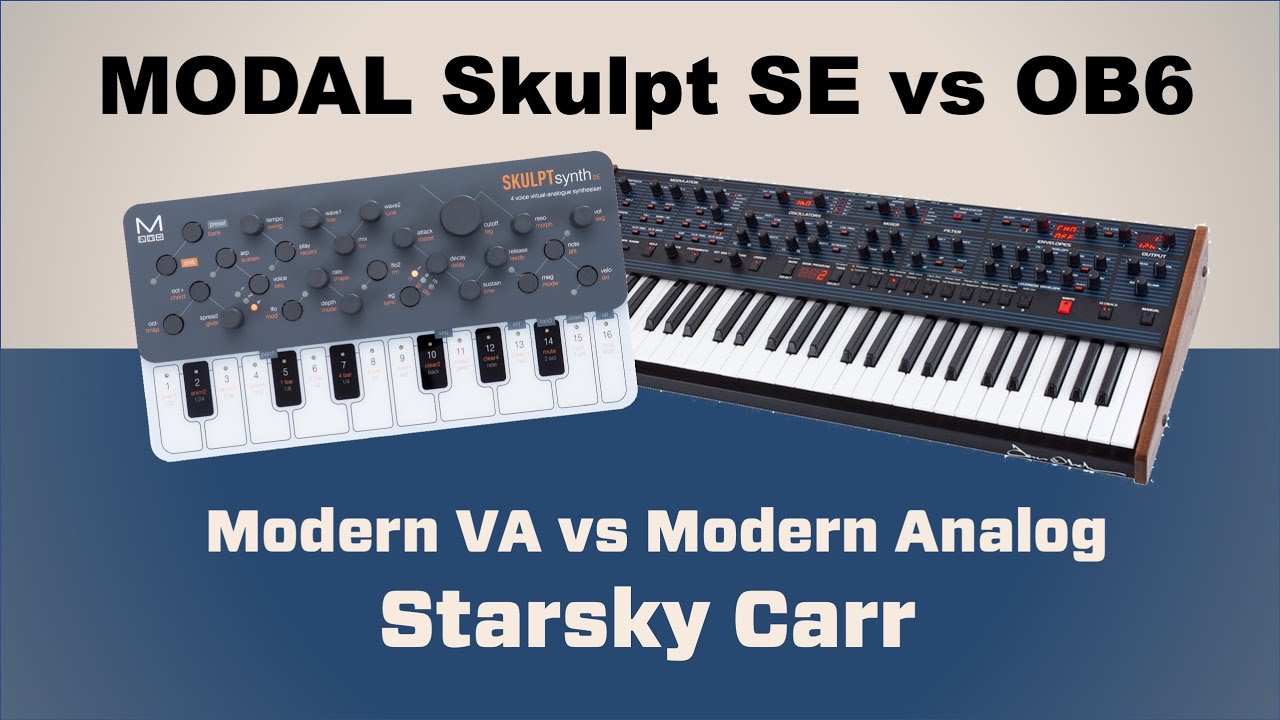 Modal SKULPT SE // против MicroKORG и OB-6 // Как виртуальные аналоги значительно улучшились