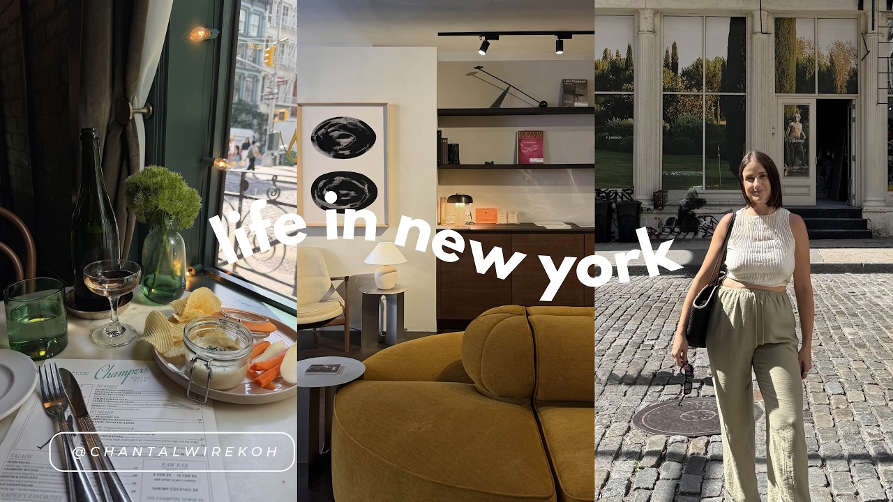 nyc vlog | brooklyn birthday picnic, tribeca show rooms, lunch in soho