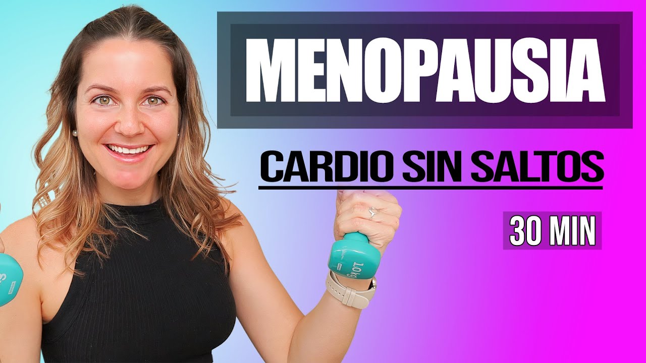 CARDIO SIN SALTOS Y CON PESAS 🧡🙌