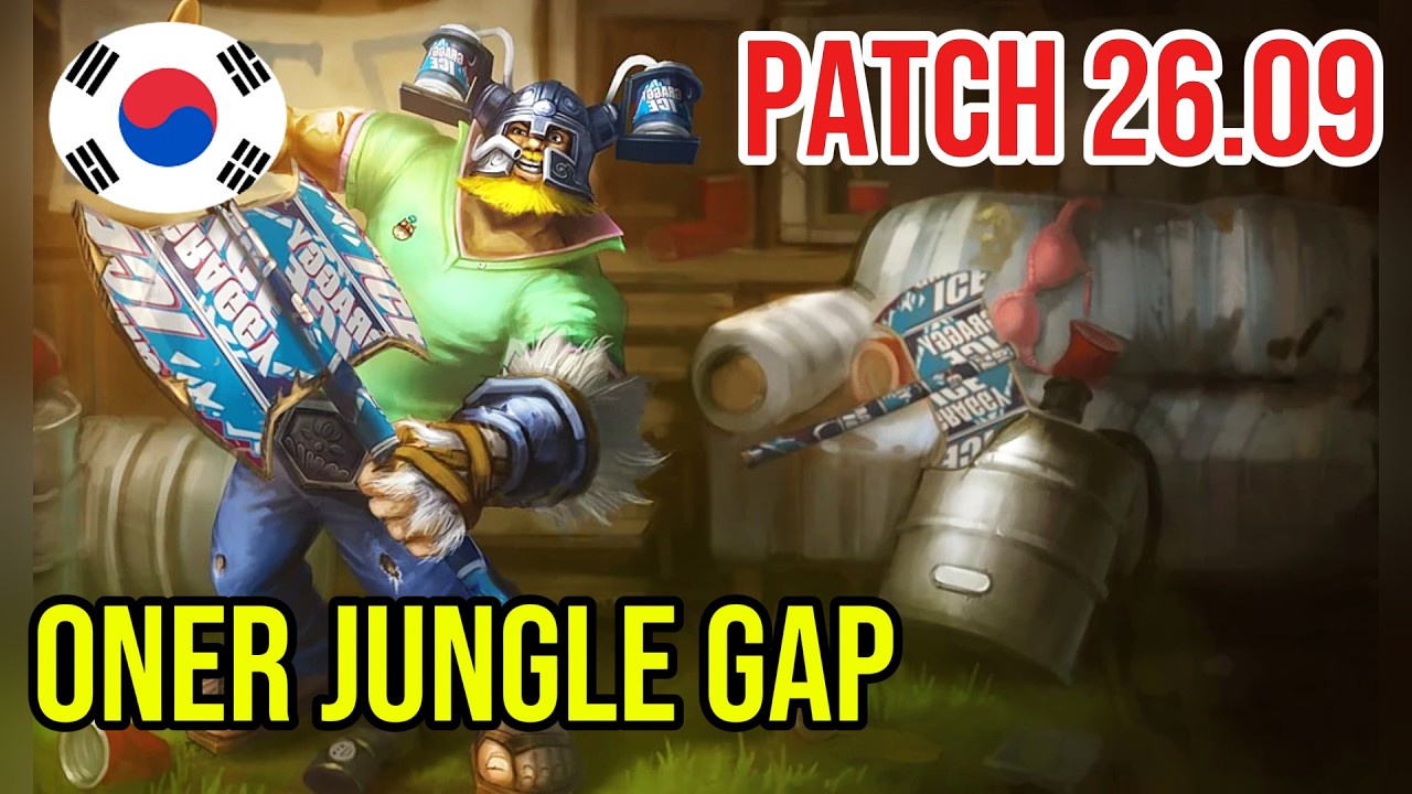 2241 LP Olaf Jungle Full Gameplay | Challenger T1 Oner | Patch 26.09