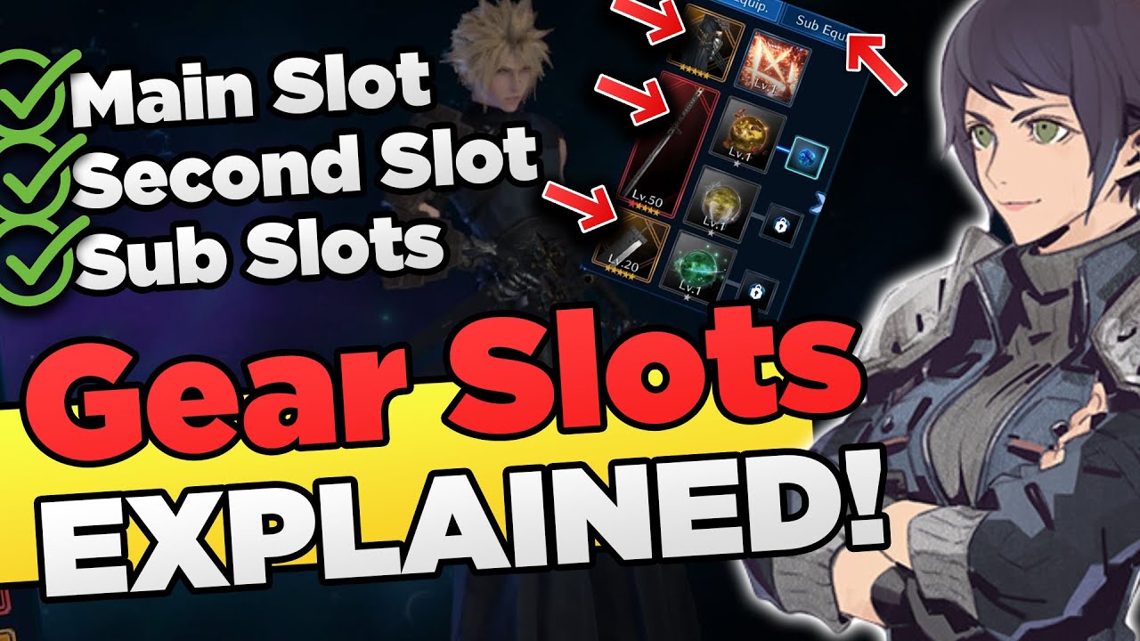 FF7 Ever Crisis GEAR SLOTS // STATS // ABILITIES Breakdown (Final Fantasy 7 Ever Crisis)