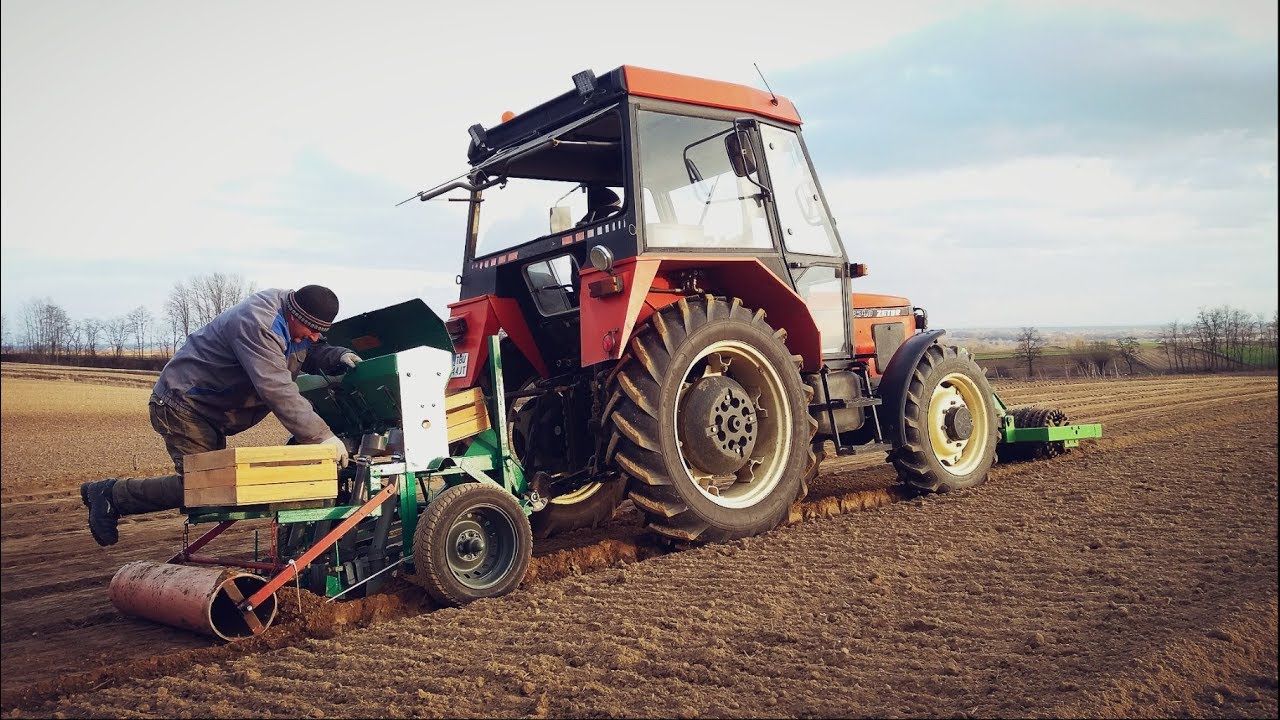 Sadzenie cebuli 2019!!! / Zetor 3340 / Przerobiony siewnik Meprozet