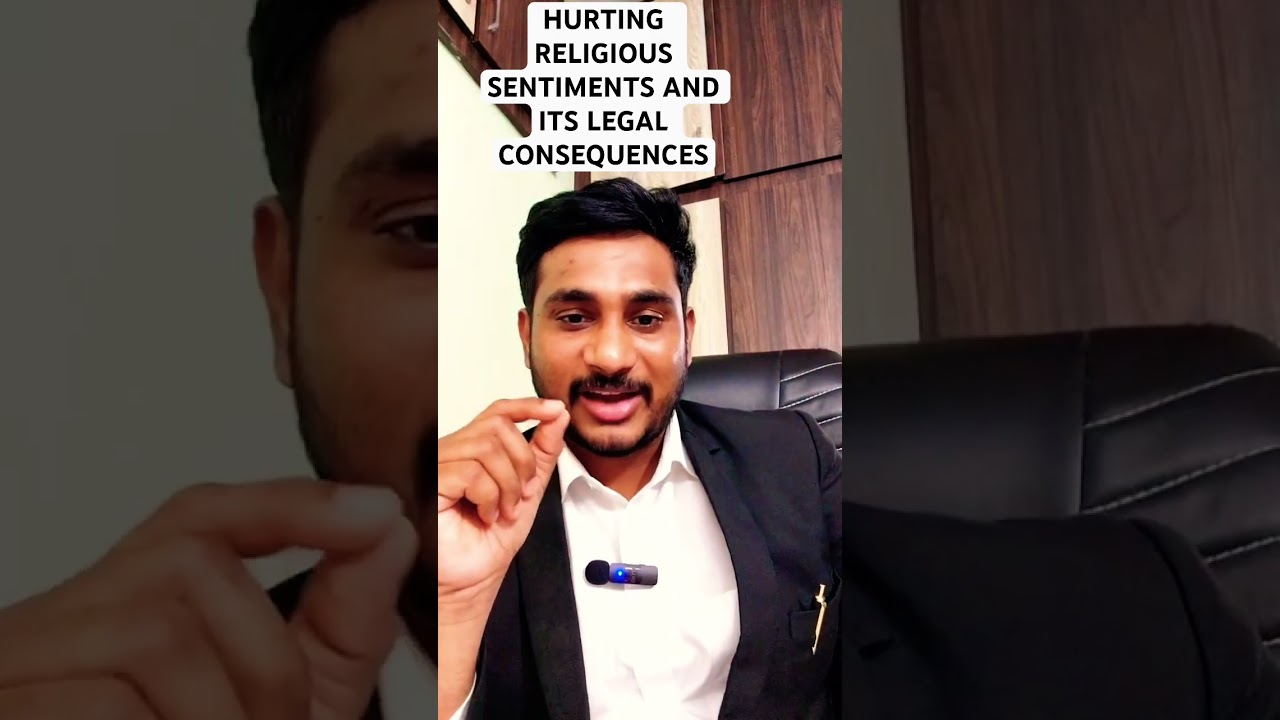 Hurting Religious sentiments and its Legal Consequences #religion #hindu #legal #muslim #waqfbill