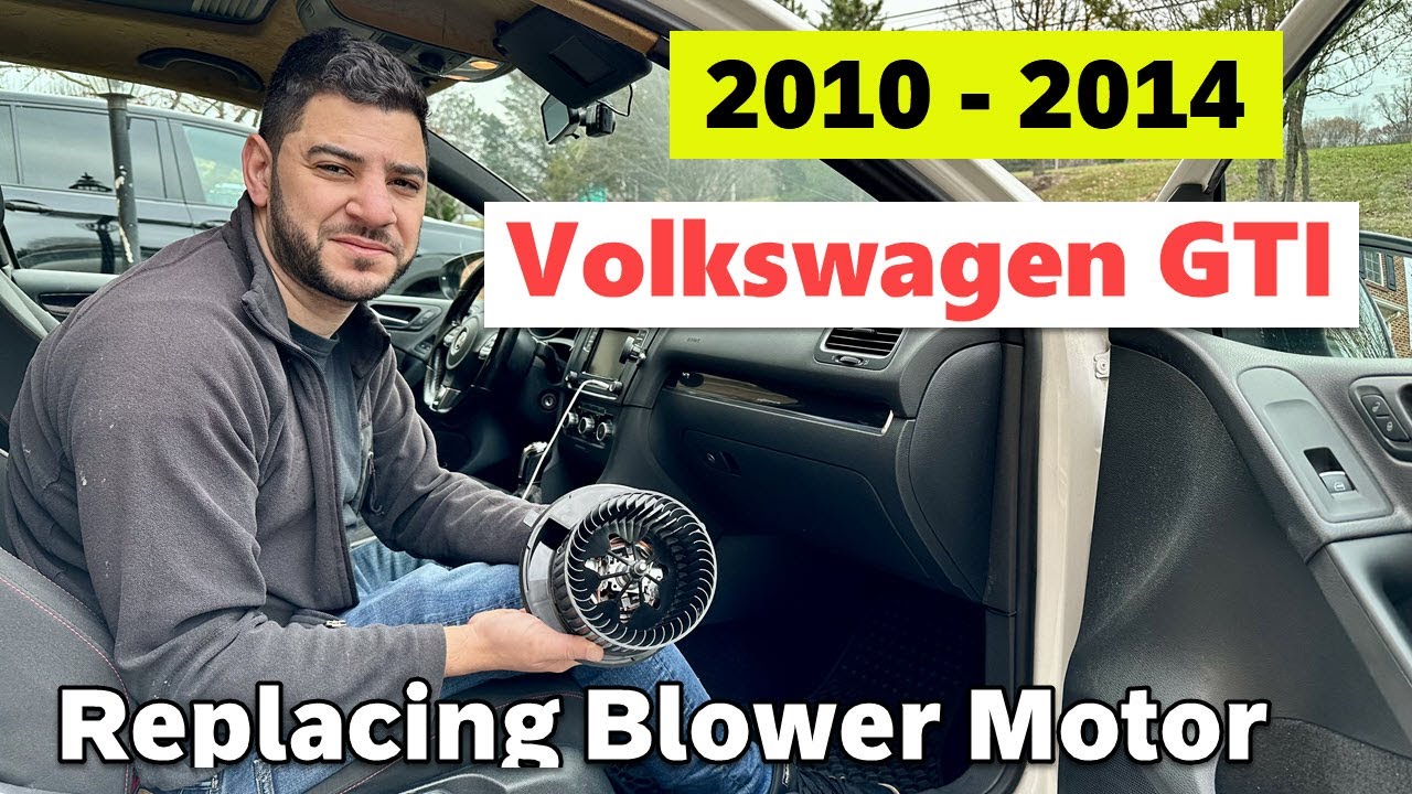 Замена мотора вентилятора Volkswagen GTI 2010 2011 2012 2013 2014 своими руками