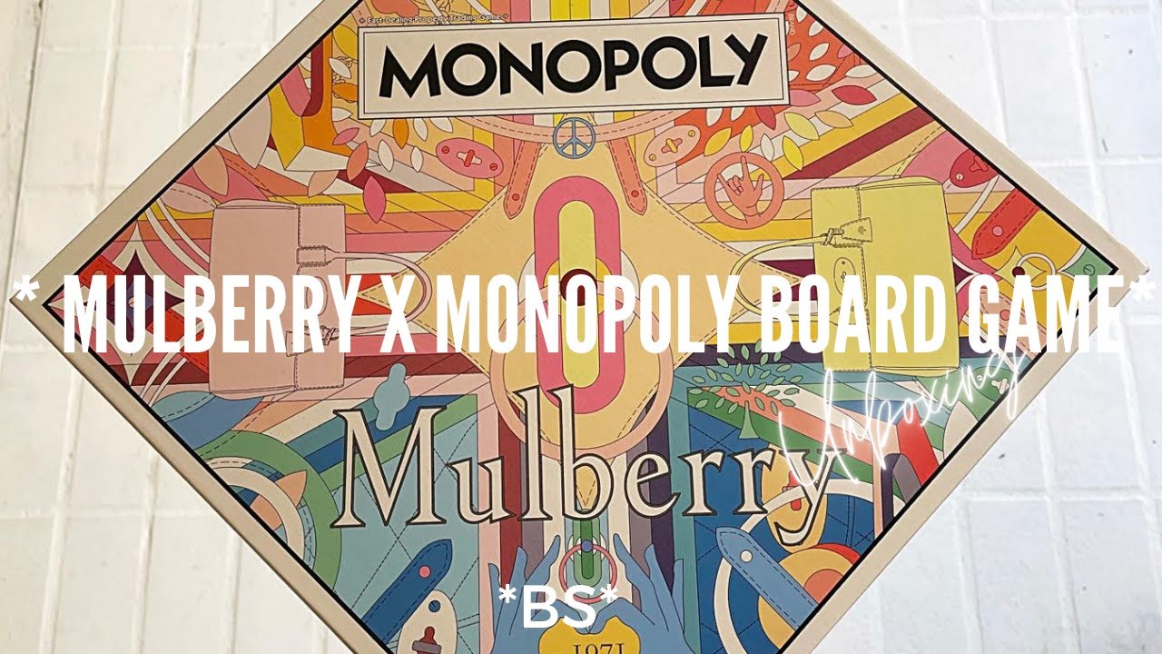 MULBERRY X MONOPOLY LIMITED EDITION BOARD GAME REVIEW | LUXURY SHOPPING | *BS*