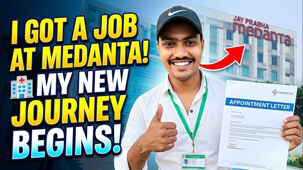 FINALLY I GOT A JOB 😀 IN MEDANTA #video #trending #bpsc #patna 