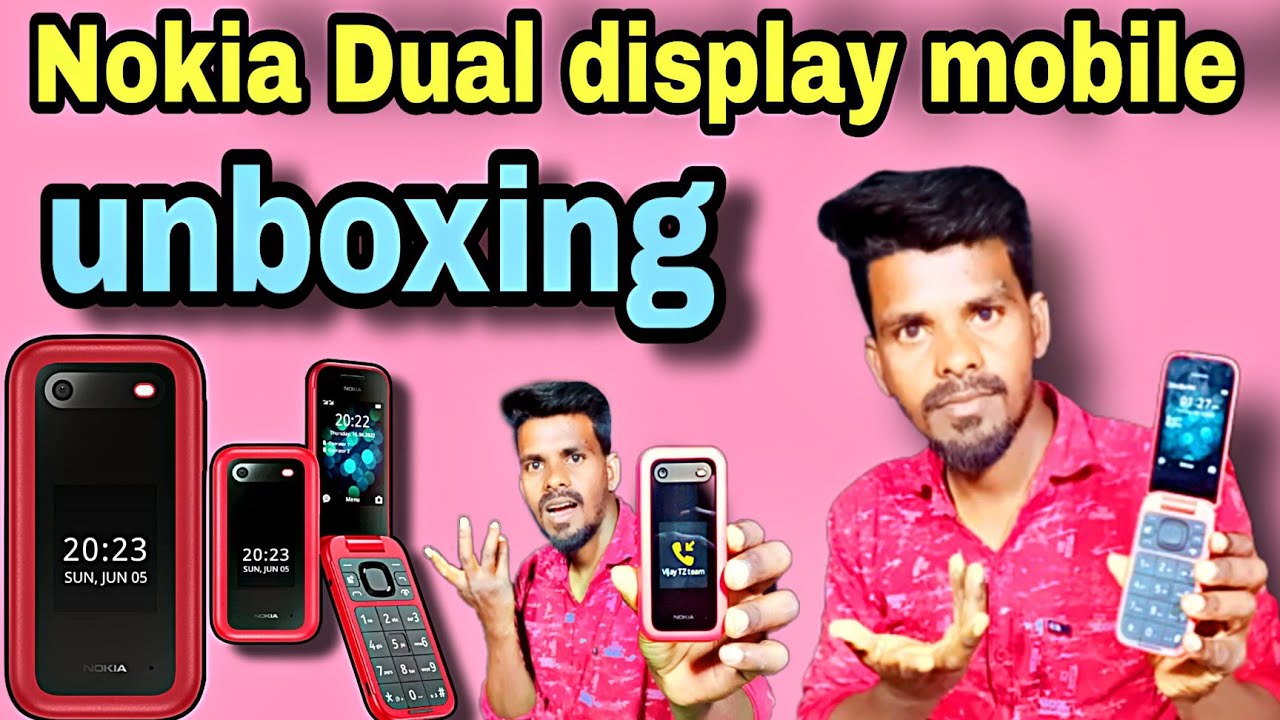 Nokia 2660 Dual Display mobile unboxing in Telugu || Nokia 2660 ||