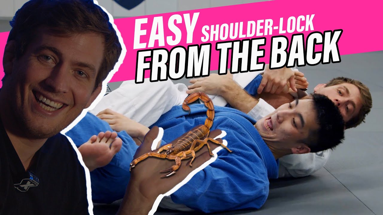 Take The Back, Then Finish With This Shoulder Lock.