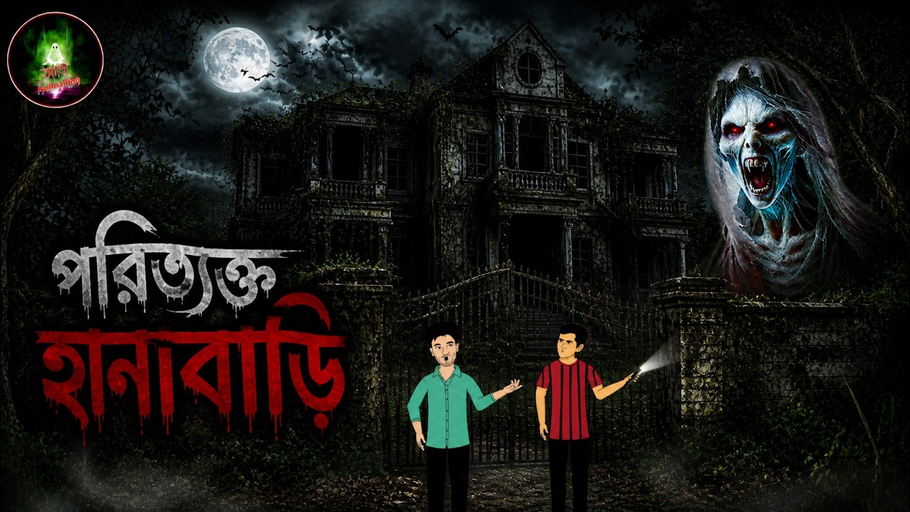 Parityakta Hanabari | পরিত্যাক্ত হানাবাড়ি - Bhuter Cratoon | Bengali Horror Story