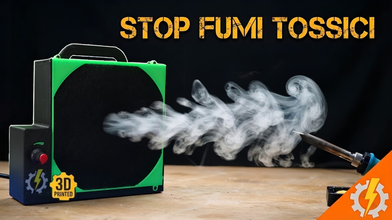 Come Realizzare un ASPIRATORE FUMI per Saldatura a Stagno | Guida Fai-da-Te