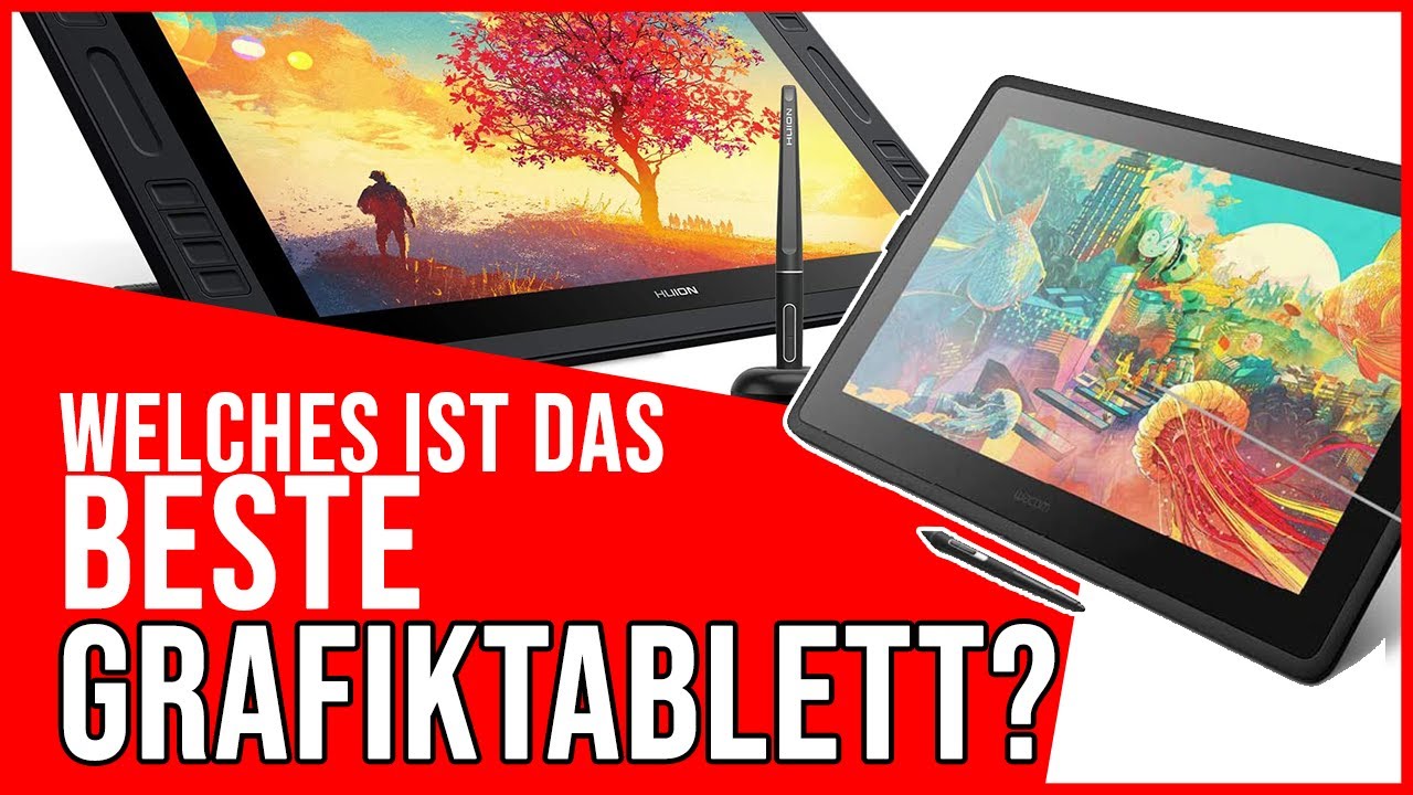 Grafiktablett Vergleich 📱 Das sind die besten Grafiktabletts im Test