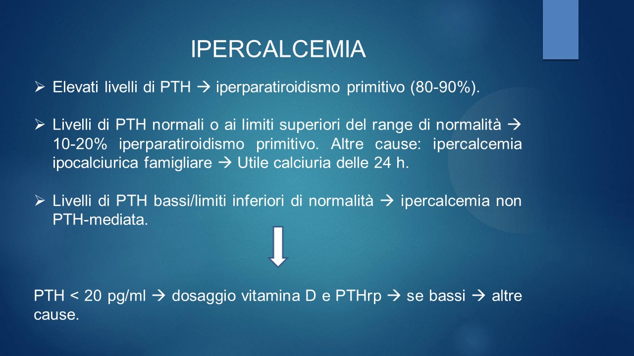 Caso clinico di iper paratiroidismo