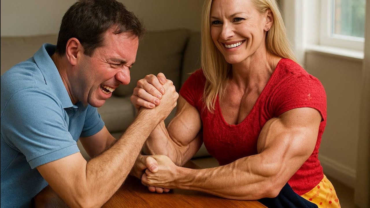 THIS 55 YEAR OLD GRANDMOTHER IS QUIET STRONG AND MUSCULAR : KELEEN