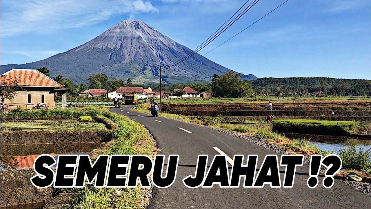 DI BALIK SEMERU JAHAT!!! Menuju Kaki Gunung Semeru Lewat Jalur VIRAL