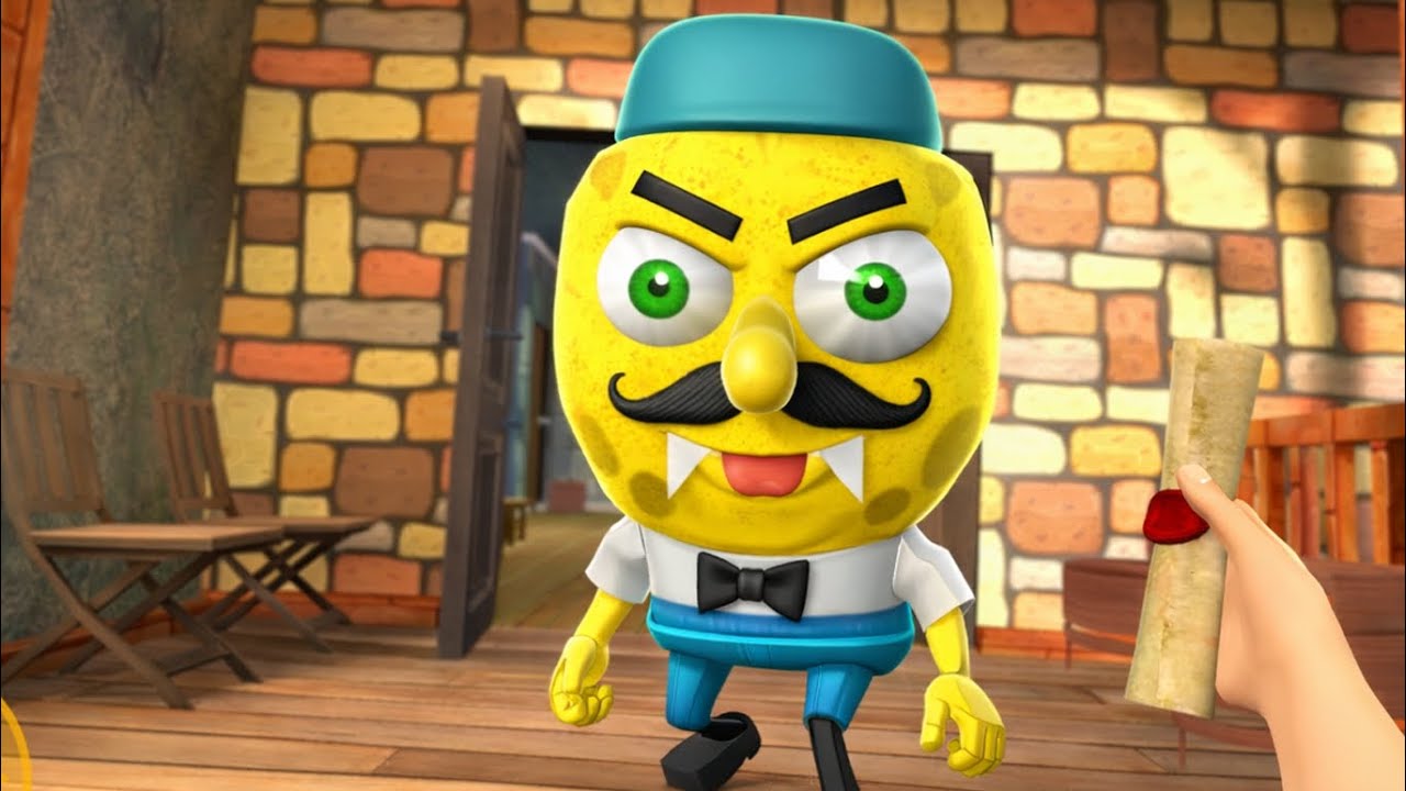 Scary Neighbor Sponge Secret Escape ¡New Game! ¡New Update! Gameplay 1