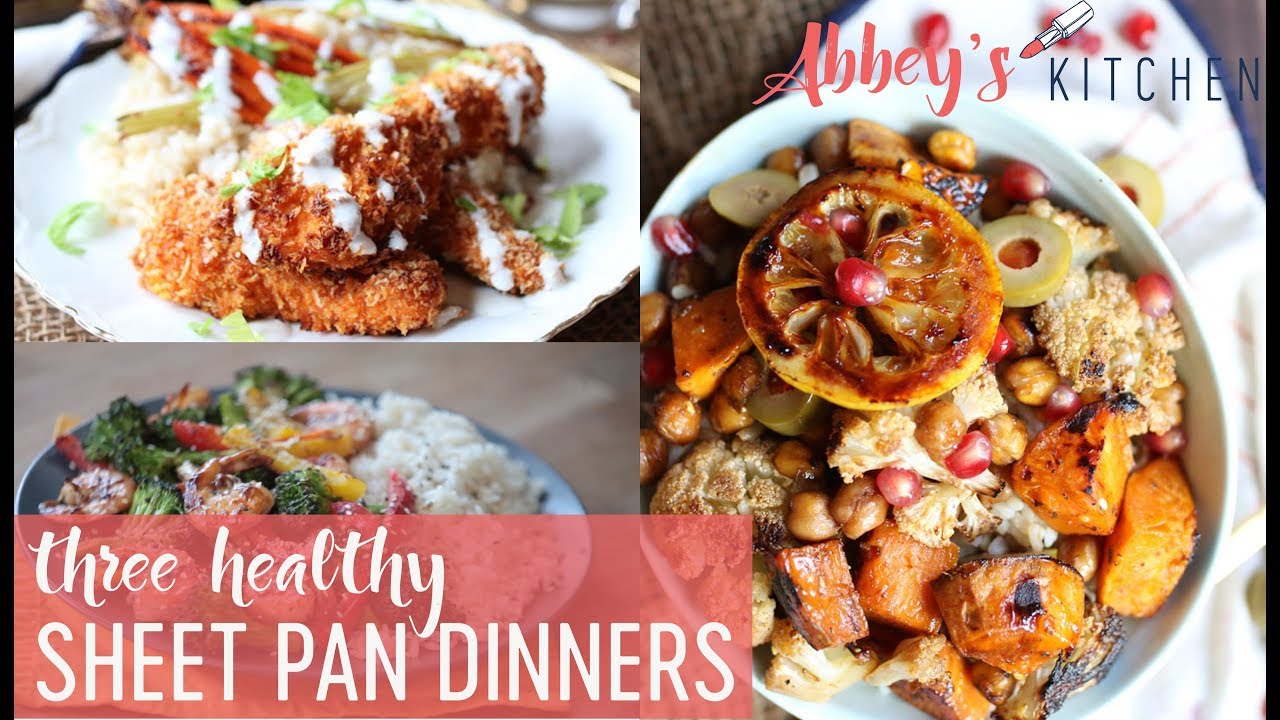 Three Healthy Freezer Friendly Sheet Pan Dinners | Batch Cooking