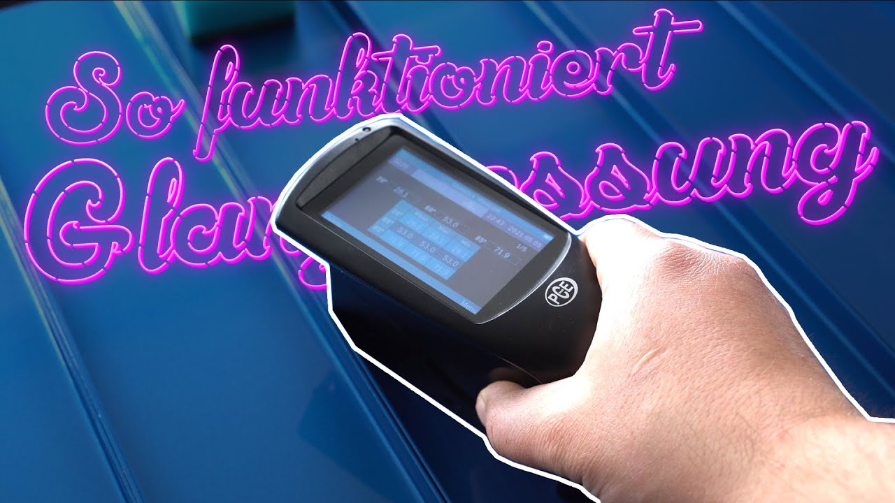 So funktioniert Glanzmessung in der Autopflege | PCE-Instruments PCE-IGM 100