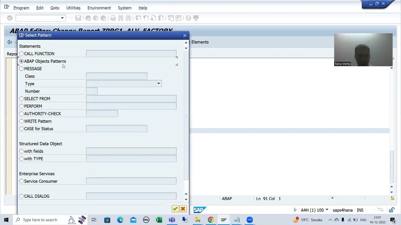 72 - ABAP OOPS - ALV by CL_SALV_TABLE (Factory Method) - Creation Part2
