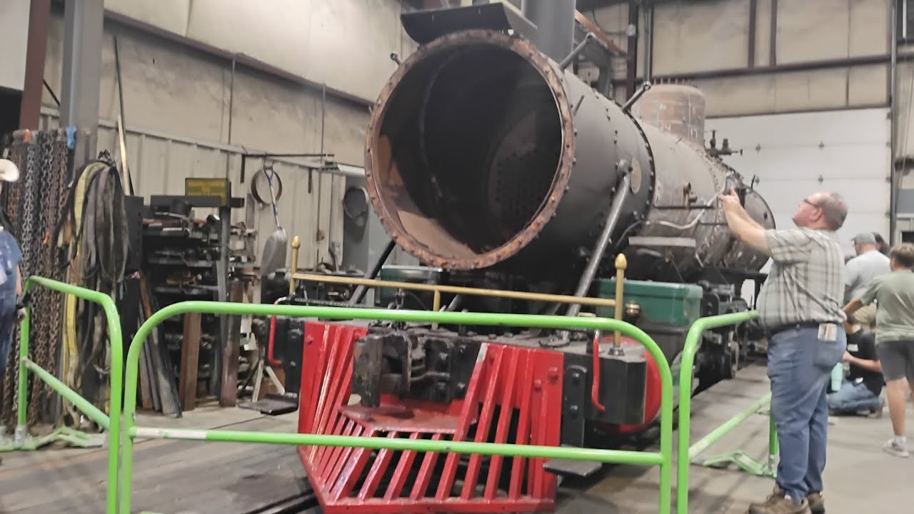 Tweetsie Railroad Locomotive Shop Tour 2025