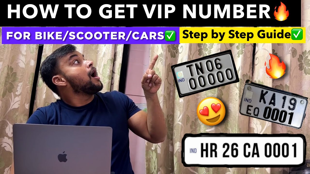 FANCY NUMBER for CARS, BIKE & SCOOTY🔥 How to get VIP / Choice NUMBER for BIKE in Delhi - EASY GUIDE✅
