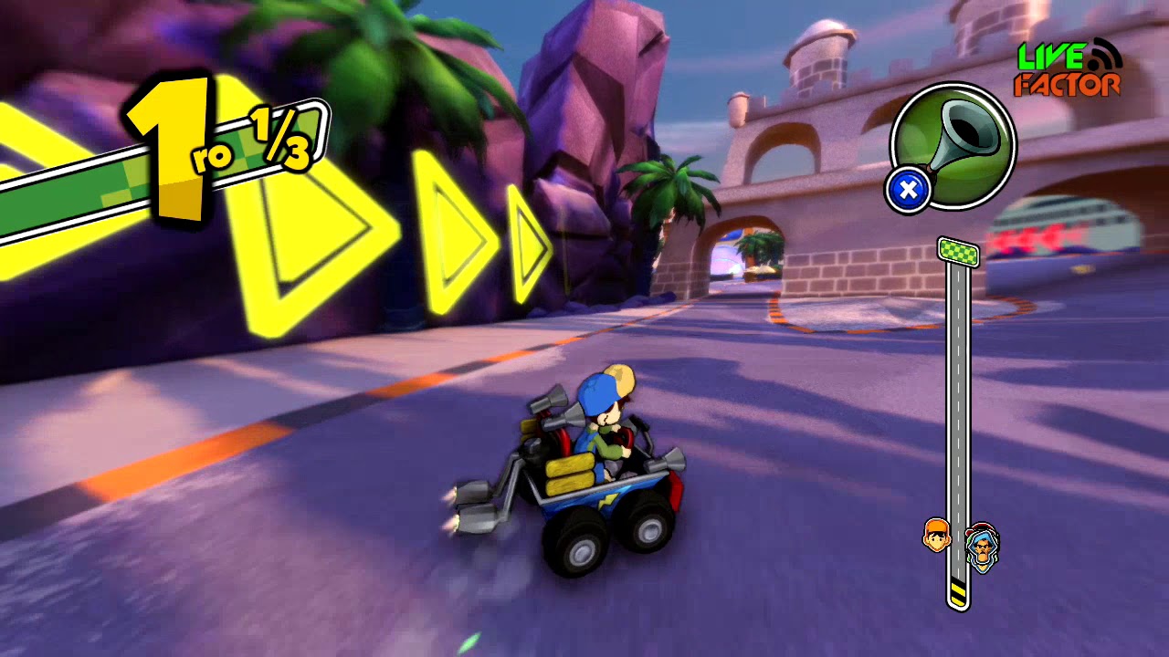 Gameplay - Godínez corriendo en la Copa Profesor Jirafales - El Chavo Kart - #Gameplay