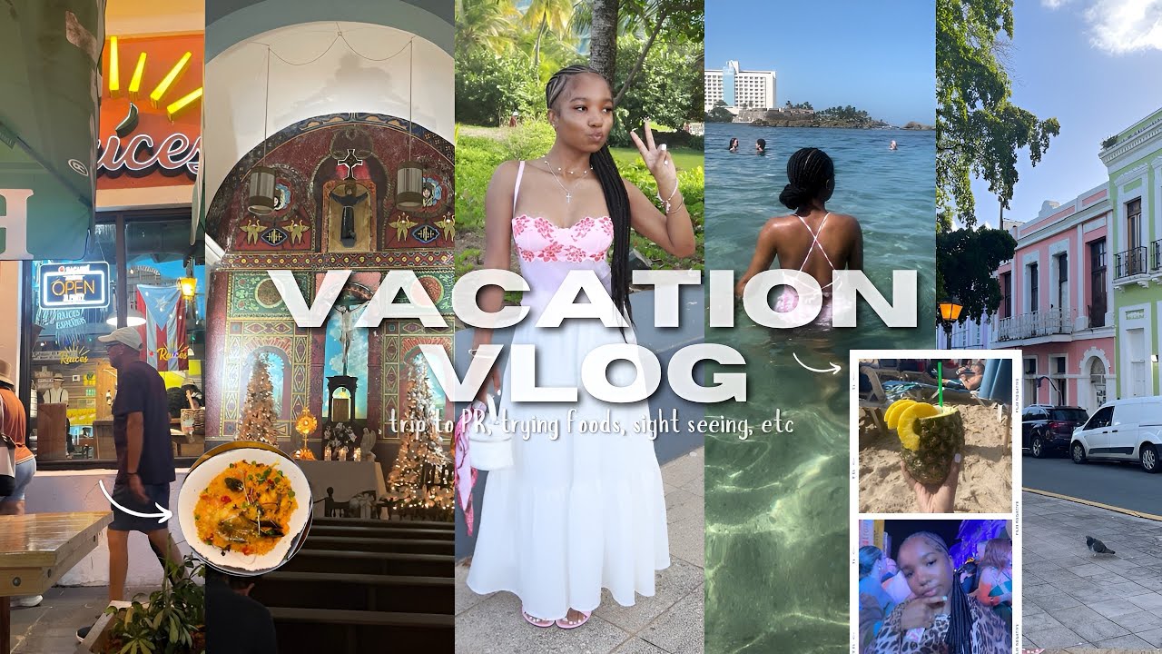 My *VERY NEEDED* Vacation in Puerto Rico 🇵🇷| Travel Vlog, Old San Juan, Night Life, Cataño Beach