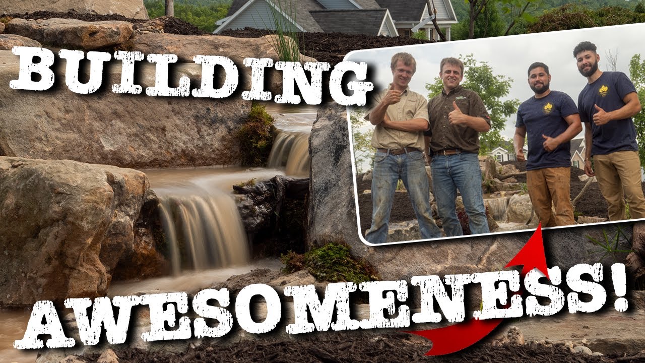 Building a PONDLESS WATERFALL on a tight BUDGET! ✅