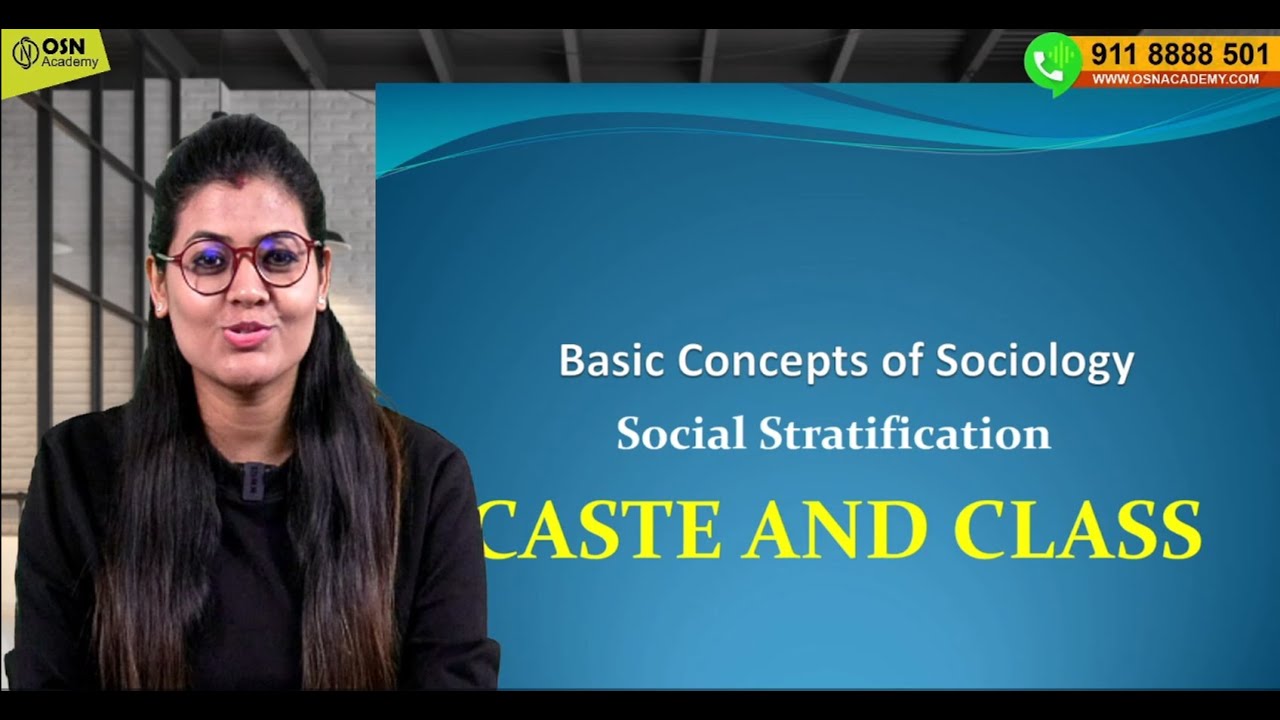 UGC Net Sociology - Caste and Class | Social Stratification | Basic Concepts of Sociology | #ugcnet