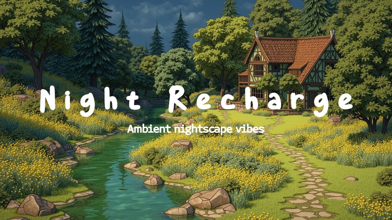 Атмосферный ночной звуковой ландшафт